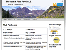 Tablet Screenshot of montanaflatfeemls.com